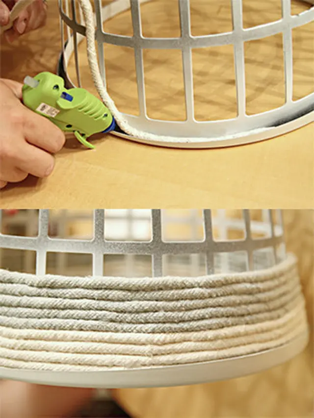 DIY keranjang plastik