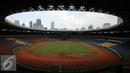 Suasana Stadion Gelora Bung Karno, Jakarta, Rabu (18/5/2016). Rencananya, Stadion GBK akan mulai direnovasi pada Juni mendatang terkait persiapan pelaksanaan Asian Games 2018 dan selamarenovasi akan ditutup untuk umum. (Liputan6.com/Helmi Fithriansyah)