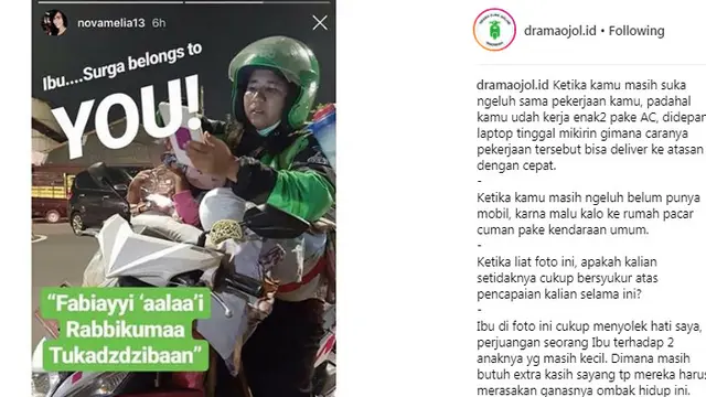Kisah Pilu, Ibu-Ibu Driver Ojol Bawa Dua Anaknya Saat Bekerja