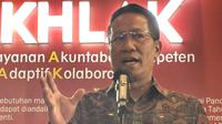 Menteri Hukum Supratman Andi Agtas  saat konferensi pers di Jakarta, Selasa (17/6/2025). (Foto: Liputan6.com/Ady Anugrahadi).
