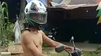 Pengendara Motor Bugil yang Berkeliling Kota Ternyata PNS