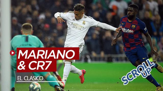Berita video Scroll Up kali ini membahas Mariano Diaz dan Cristiano Ronaldo yang menjadi sorotan saat El Clasico, laga Real Madrid vs Barcelona, di Santiago Bernabeu.