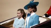 Kate Middleton Tampil Cerah di Trooping the Colour 2025, Kembaran dengan Putri Charlotte