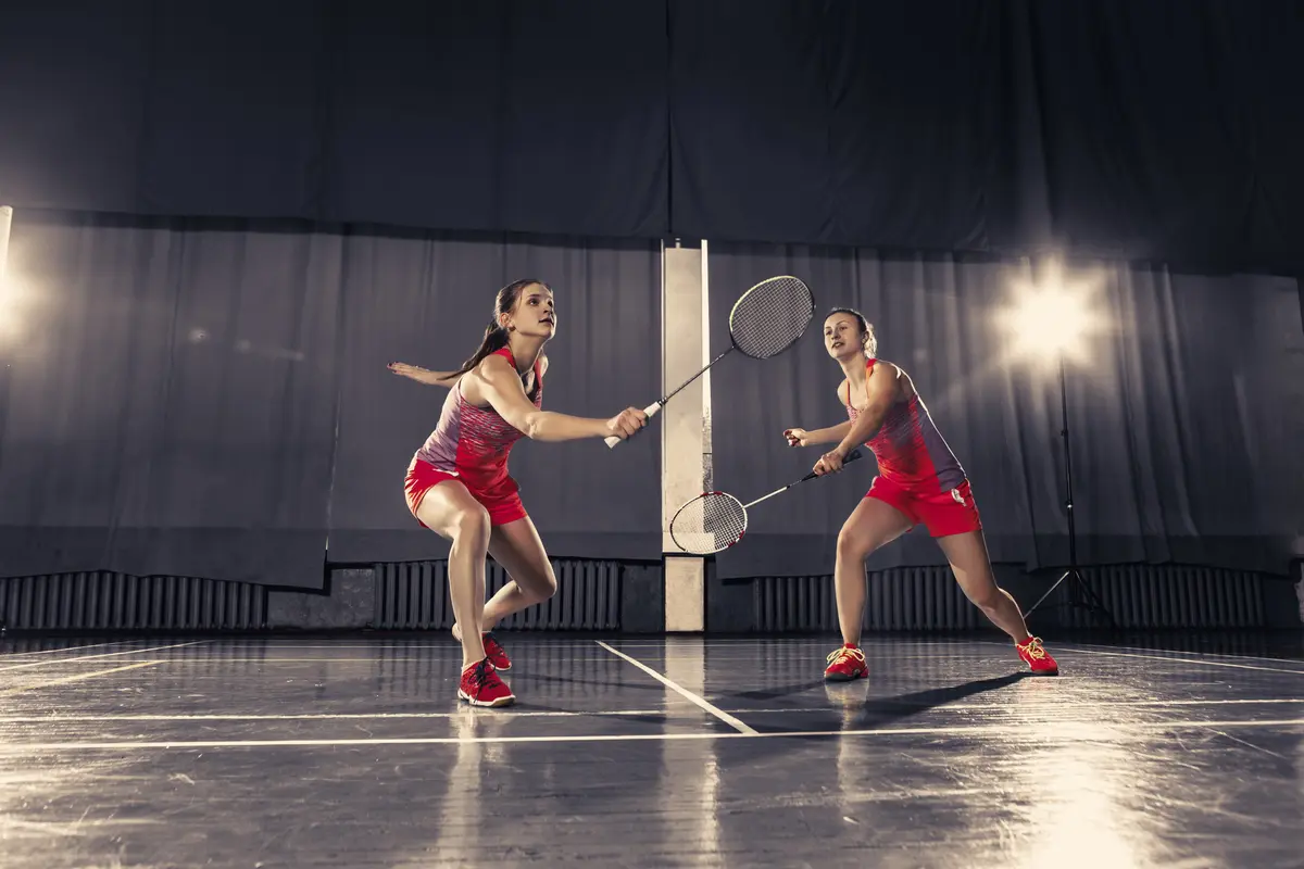 Ilustrasi bulu tangkis, badminton