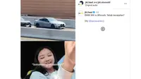 Viral Aksi Kebut-kebutan BMW M4 Vs Kereta Cepat Whoosh, Polisi Selidiki