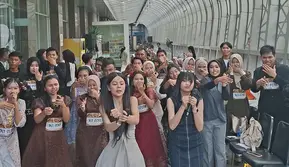 Antrean Audisi DA8 Jakarta Mengular, Melly Lee dan Tasya DA7 Beri Semangat