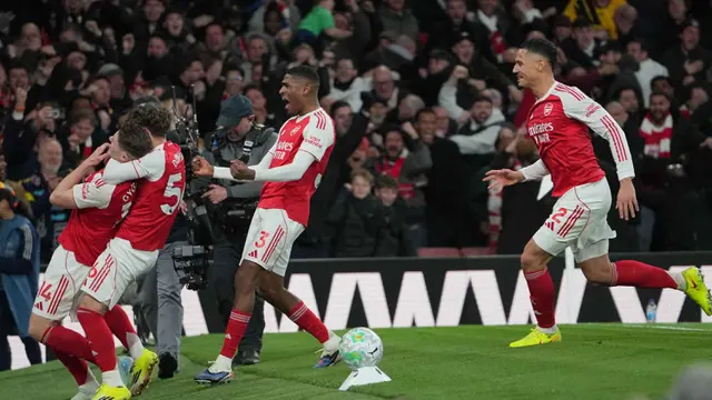 Dramatis, Dua Gol Penghujung Laga Bikin Arsenal Kokoh di Puncak Klasemen Liga Inggris