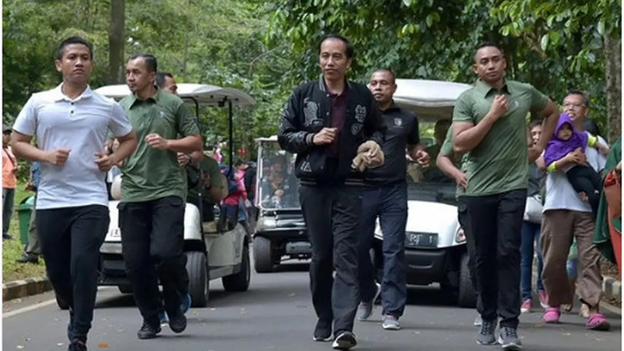 Jokowi Jogging