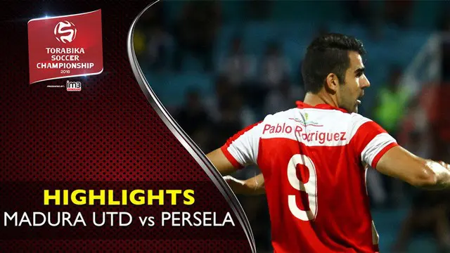 Video highlights TSC 2016 antara Madura United vs Persela Lamongan yang berakhir dengan skor 2-1 di Stadion Bangkalan pada Sabtu (13/8/2016).