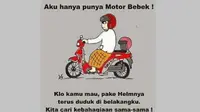 Berbagai hal bisa dijadikan meme menarik, tidak terkecuali yang berkaitan dengan otomotif. (ist)