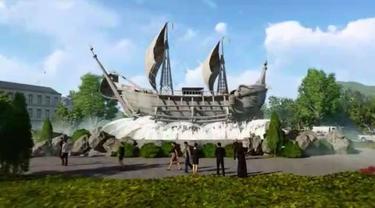Menjejaki Sejarah Kapal Kerajaan Sriwijaya di Relief Candi Borobodur