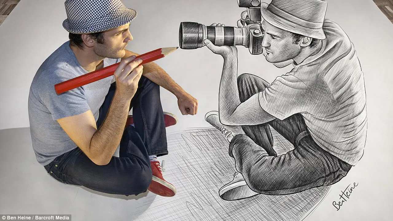 Menikmati Karya Seni Tiga Dimensi Ben Heine yang Mendunia