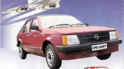 Iklan Opel Kadett yang diklaim mampu menyaingi pesawat concorde. (Source: kaskus.co.id)