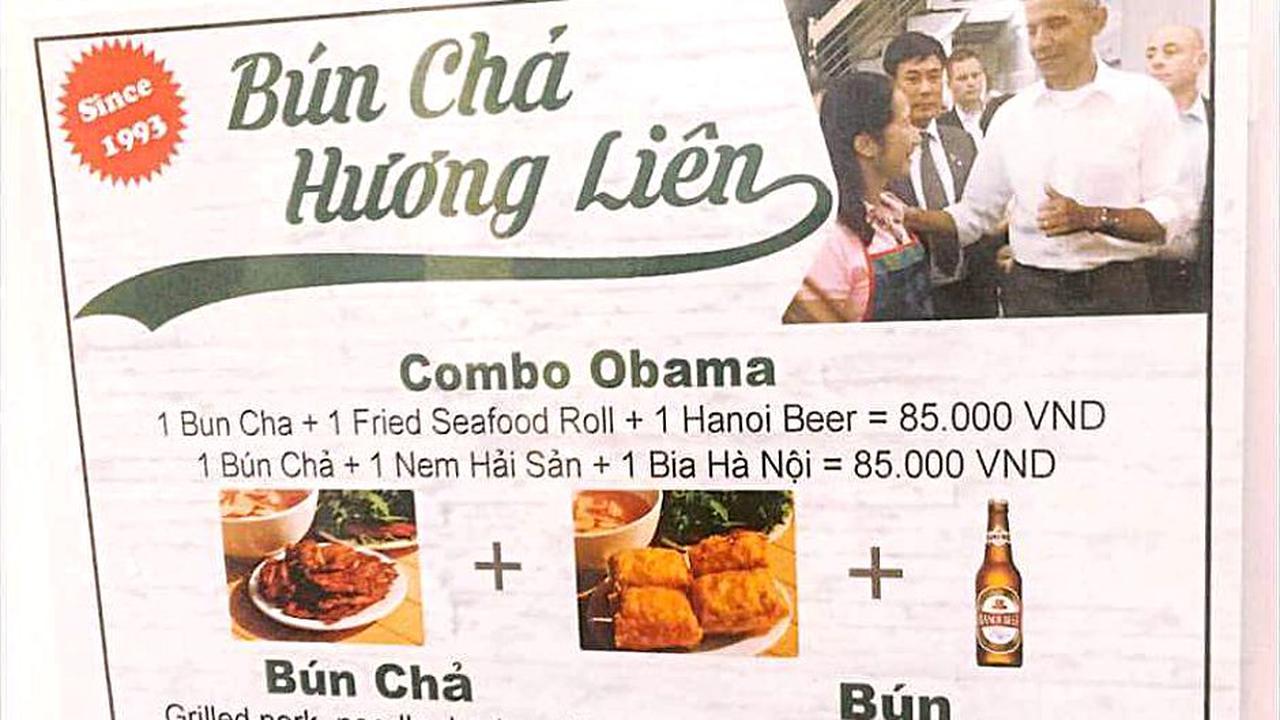 Menu 'Combo Obama' hadir setelah kunjungan Presiden AS itu ke sebuah warung makan sederhana