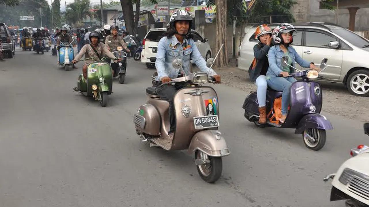 Club Vespa di Sulteng Terbesar ke-3 di Indonesia