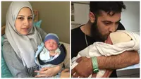 Pengungsi Suriah di Kanada Beri Nama Bayi Mereka 'Justin Trudeau' (Facebook AFRAA BILAN/BBC)