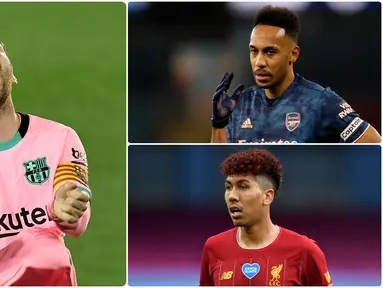 Bintang Barcelona, Lionel Messi, seperti kehilangan keganasannya dalam mencetak gol di awal musim ini. Selain Messi ada beberapa pemain bintang yang tampil melempem di awal musim ini. Berikut ini 5 pemain bintang yang melempem di awal musim 2020-2021. (kolase foto AP)