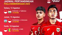 Jadwal pertandingan Piala Kemerdekaan 2025 eksklusif di Vidio. (Sumber dok.vidio.com)