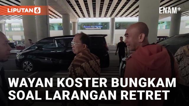 Wayan Koster Bungkam Soal Larangan Megawati ke Retret Kepala Daerah