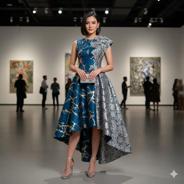 Dress Asimetris yang Edgy dan Unik
