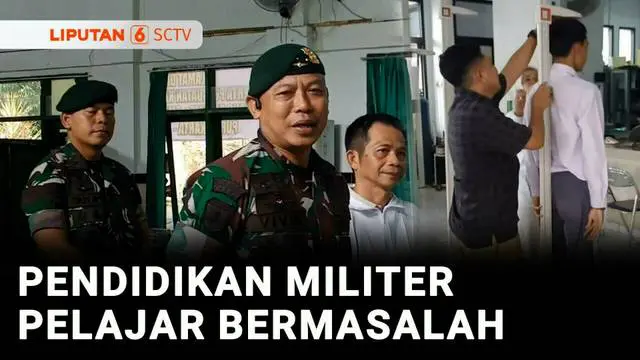 VIDEO: Ikuti Pendidikan Kedisiplinan di Barak Militer, Empat Siswa Sakit