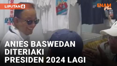 VIDEO: Anies Baswedan Diteriaki Presiden 2024 Lagi di Formula E