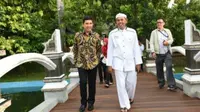 Menteri PAN-RB Yuddy Chrisnandi dan Bupati Purwakarta Dedi Mulyadi. (Liputan6.com/Abramena)