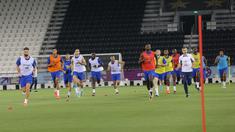 Timnas Prancis melakukan sesi latihan di Stadion Al Sadd SC hari Jumat (02/12/2022). (Bola.com/Ade Yusuf Satria)