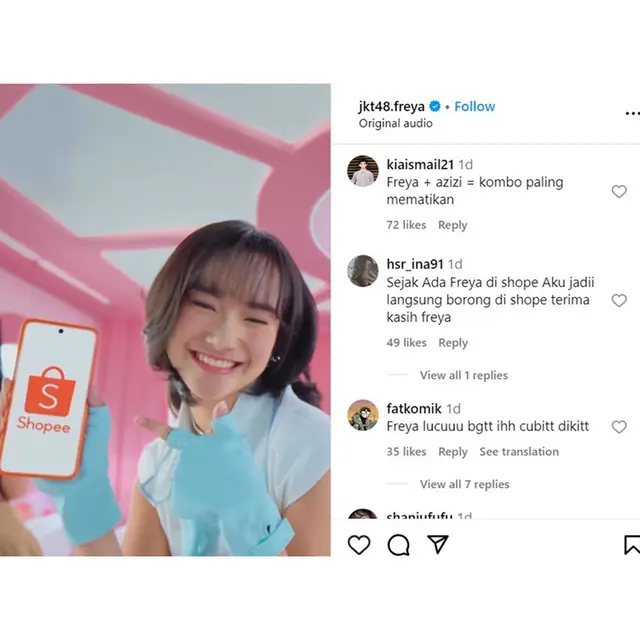 Ini Profil 4 Member JKT48 yang Bintangi Iklan Shopee 11.11 Big Sale