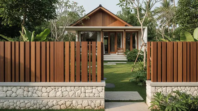 Model Pagar Rumah Desa
