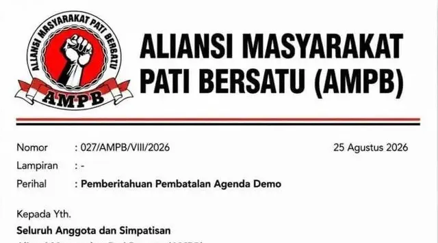 AMPB Bantah Kabar Demo Warga Pati 27 Agustus Batal
