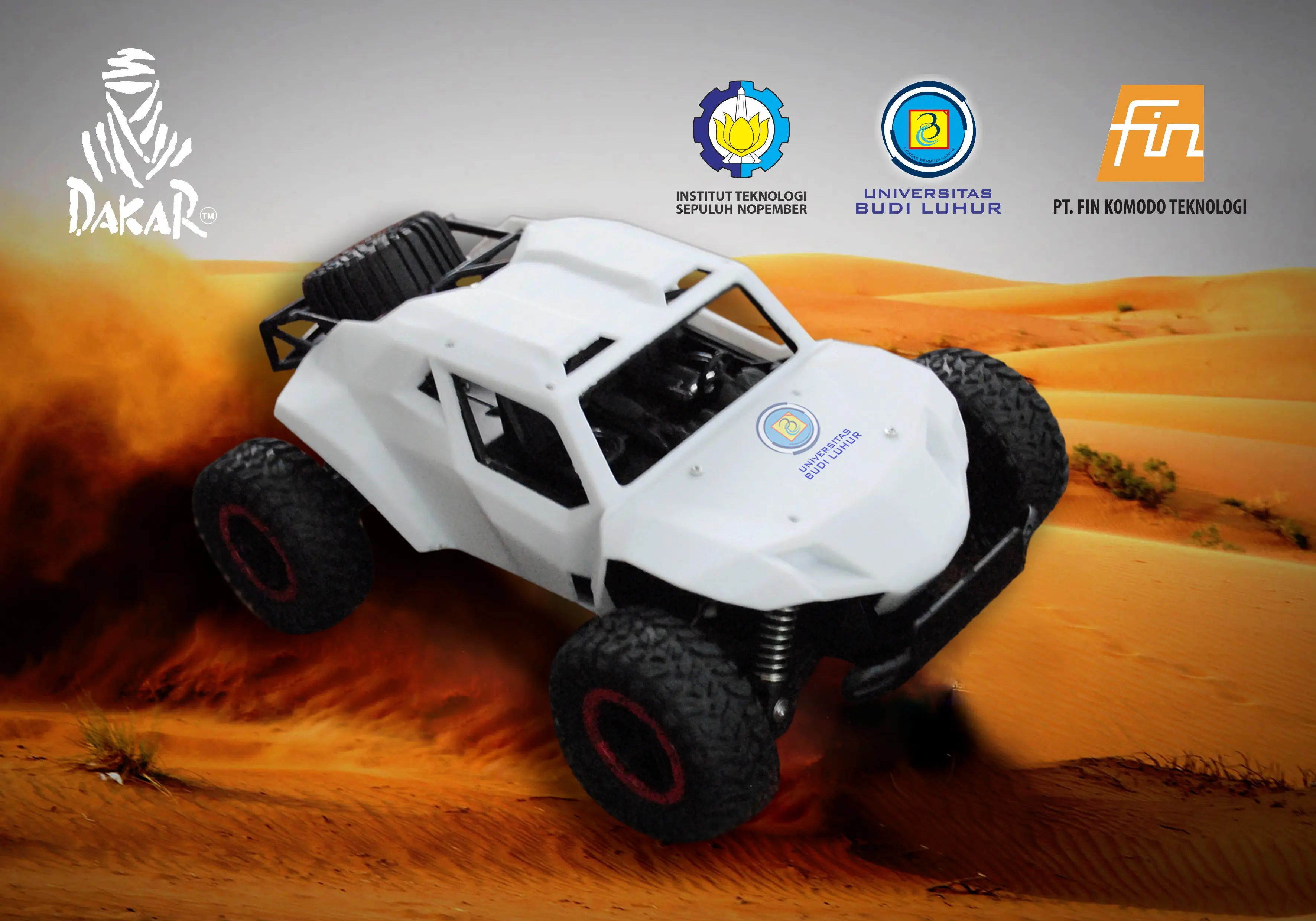 Penampakan mobil listrik yang akan dipakai di Reli Dakar 2018 (istimewa)