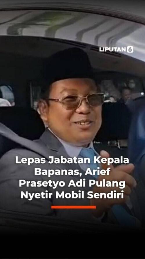 Lepas Jabatan Kepala Bapanas, Arief Prasetyo Adi Pulang Nyetir Mobil Sendiri