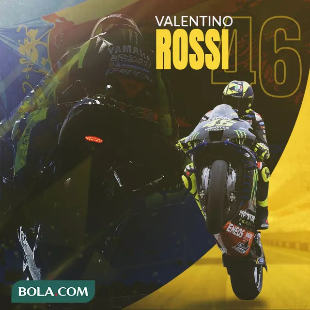 MotoGP - Ilustrasi Valentino Rossi Balapan Terakhir di Valencia