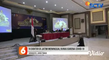 Sedikitnya ada 94 dokter di Jawa Timur yang terpapar Covid-19, dan kini tengah menjalani perawatan di sejumlah rumah sakit. Ikatan Dokter Indonesia, Jawa Timur, mengaku kesulitan merinci jumlah dokter yang bertugas di Surabaya, karena jumlahnya banya...