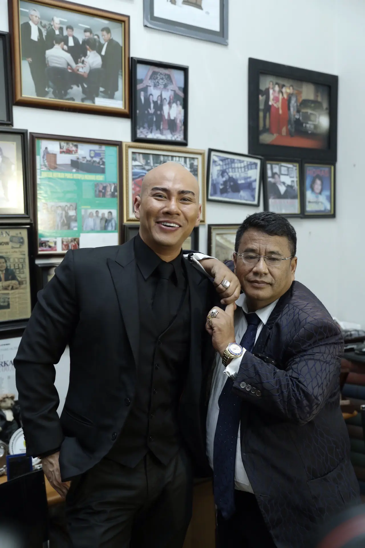 Deddy Corbuzier dan Hotman Paris Hutapea. (Galih W. Satria/Bintang.com)