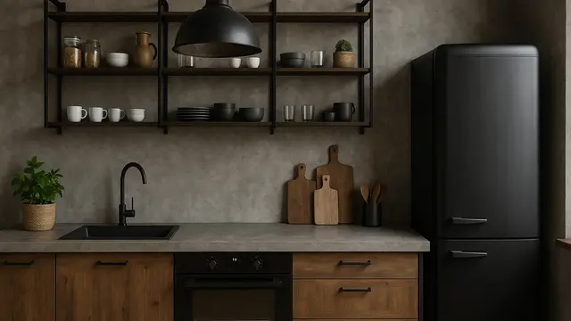 Dekorasi Dapur Minimalis di Perumahan Subsidi (Foto: ChatGPT)