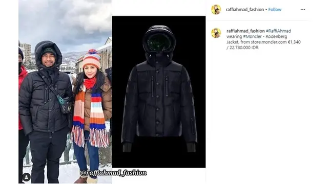 5 Koleksi Jaket Mewah Raffi Ahmad, Ada yang Ditaksir Capai Rp 143 Juta