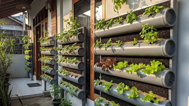 Model Teras Rumah Sempit Tanpa Pagar, Jadi Kebun Mini