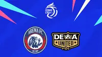 Link Live Streaming BRI Liga 1: Arema FC Vs Dewa United di Vidio