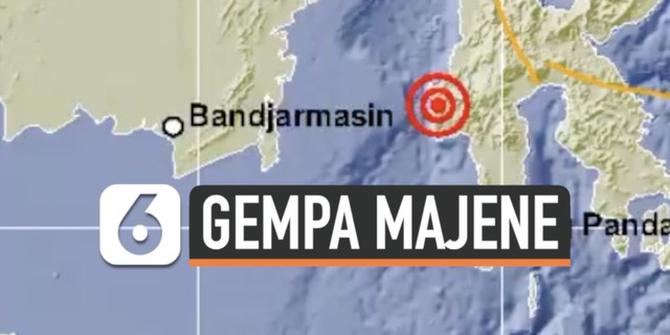 VIDEO: Majene Kembali Diguncang Gempa Besar Magnitudo 6,2