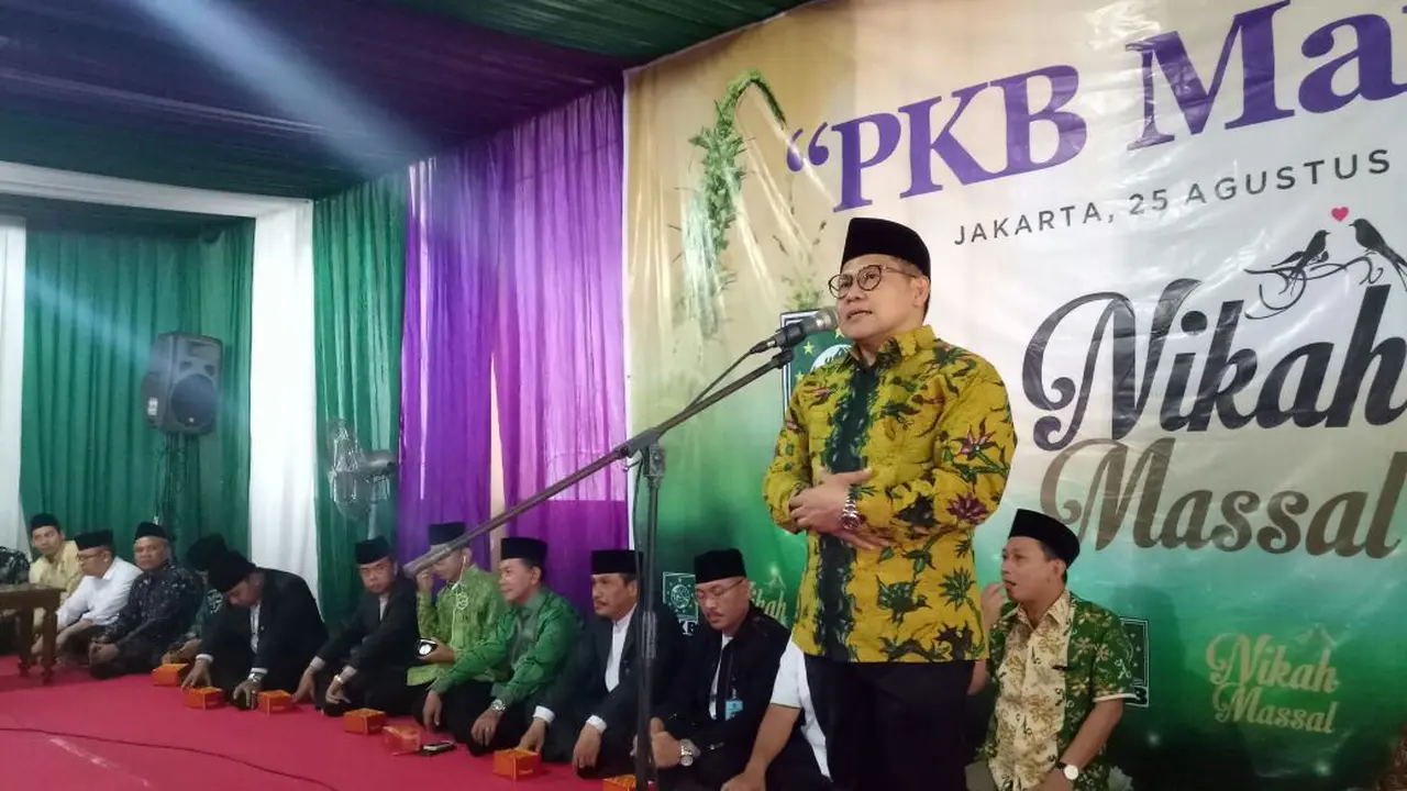 PKB menggelar acara nikah massal