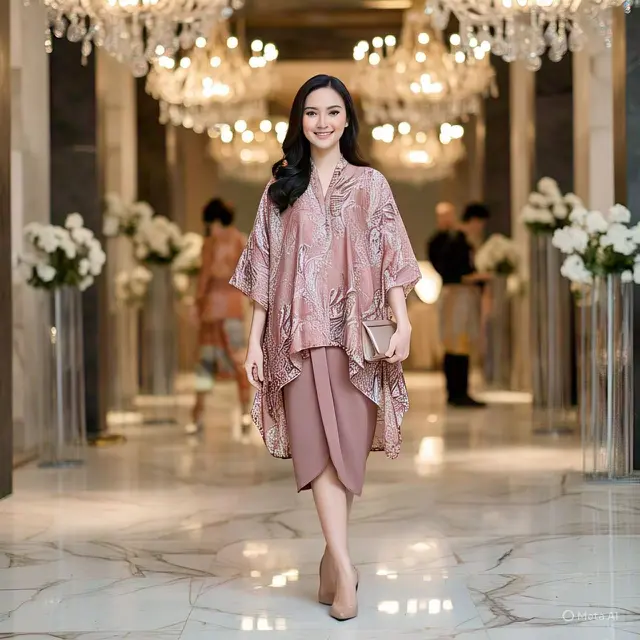 Model Batik Wanita Modern Tunik