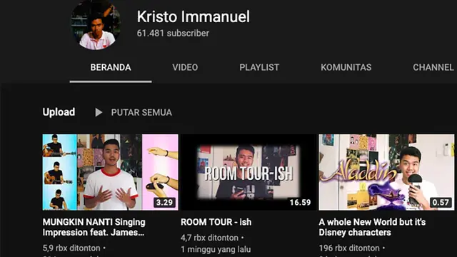 Youtube Kristo Immanuel