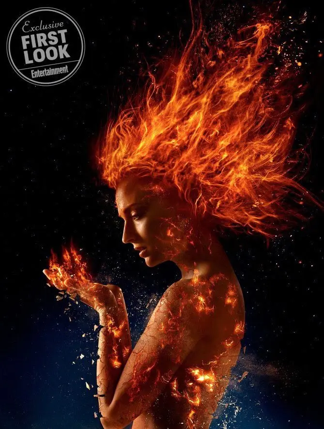 Sophie Turner di X-Men: Dark Phoenix. (Entertainment Weekly)