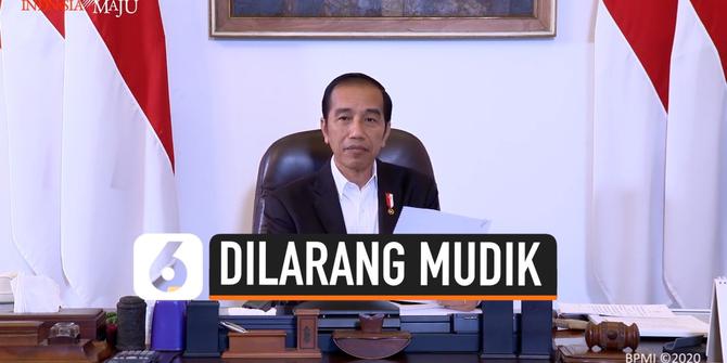 VIDEO: Jokowi Sebut ASN, TNI, Polri dan Pengawai BUMN Dilarang Mudik