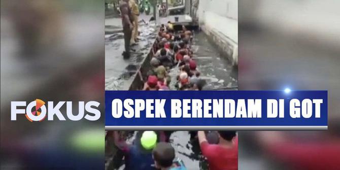 Ini Video Viral Honorer PPSU di Jelambar Tes Fisik Berendam Dalam Got Kotor