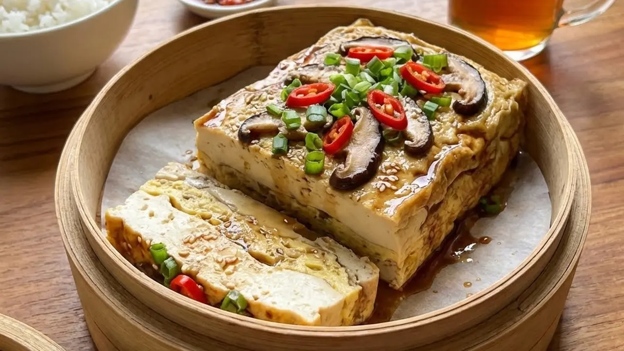Telur Tahu Kukus