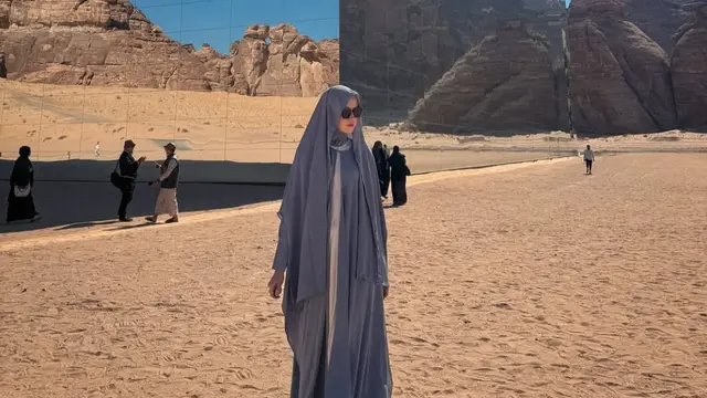 Potret Kimberly Ryder di Al Ula. (credit: instagram.com/kimbrlyryder)