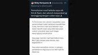 Tak Kuat Dirujak Warganet, Pegawai Bea Cukai yang Sebut Netizen Babu Minta Maaf. (Doc: Twitter |&nbsp;@masjalu_17)